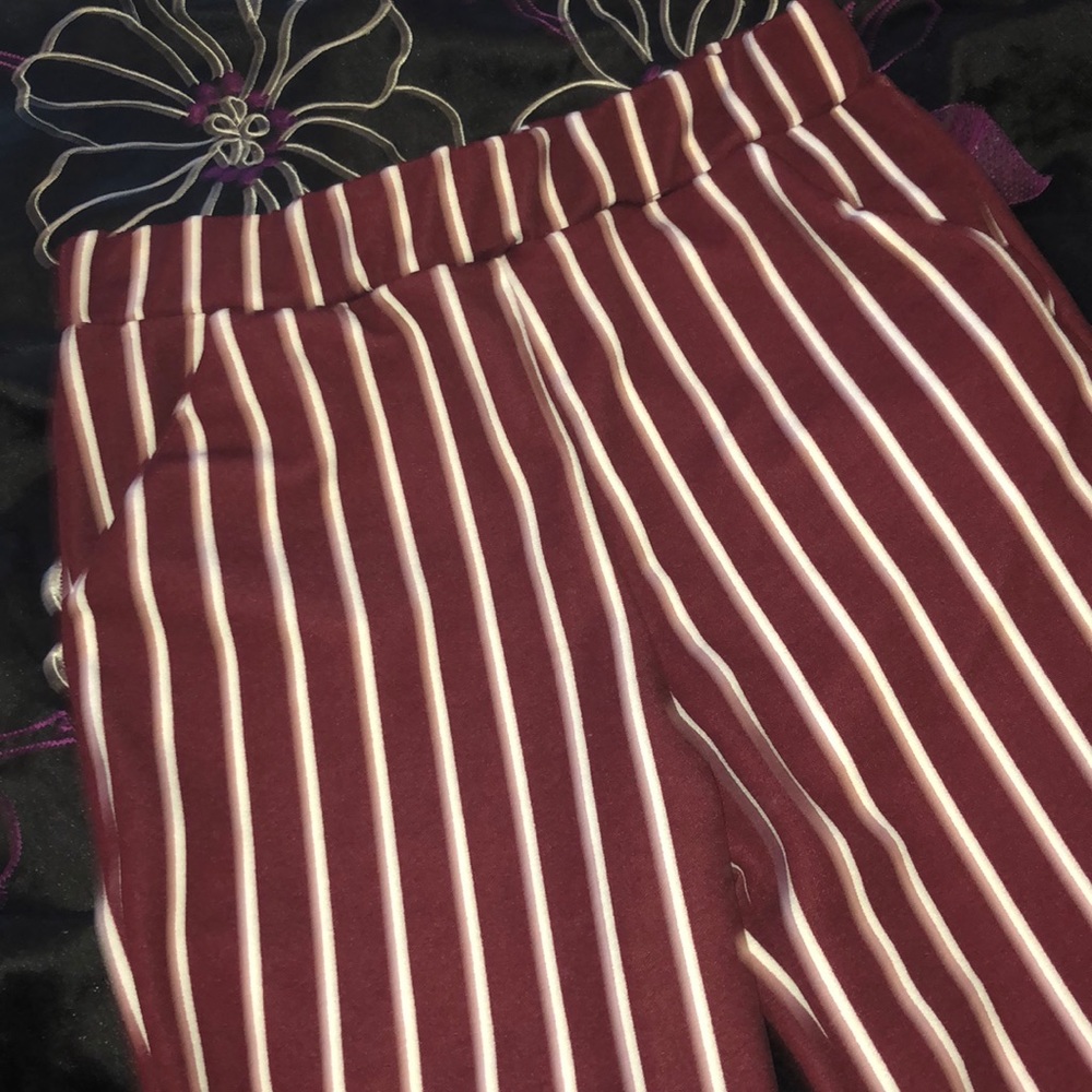 Red Stripes Pants